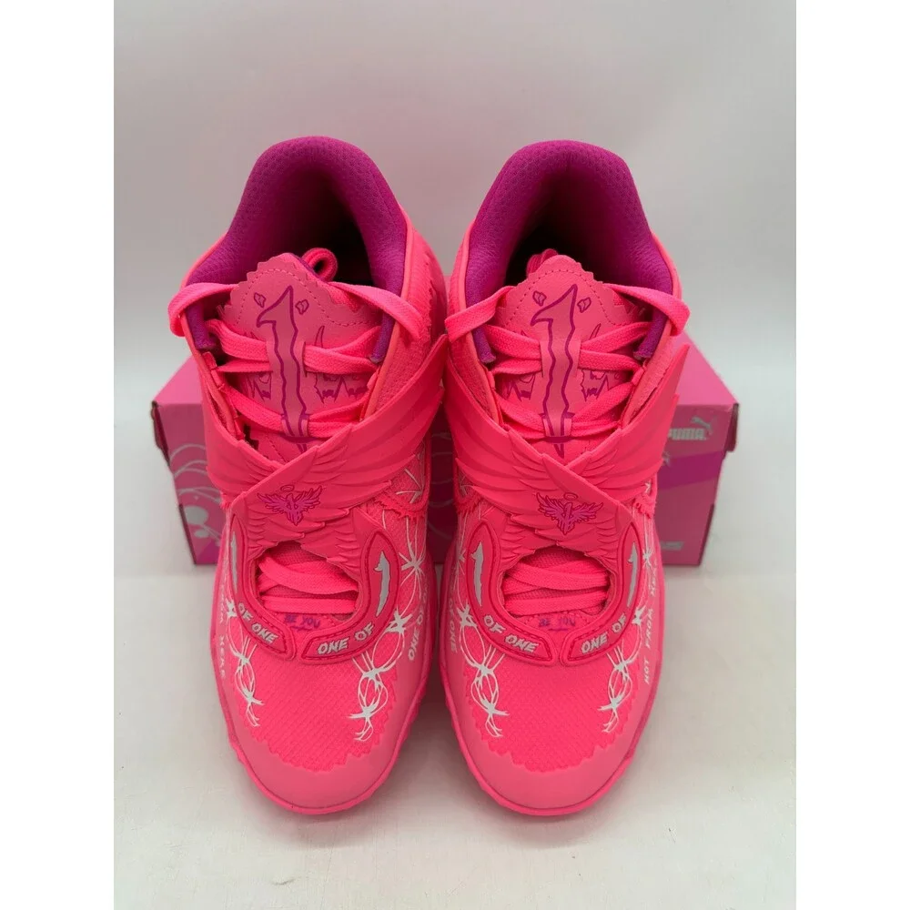 Puma MB.05 X Lamelo Ball Men's Size 11.5 Fast & Furious Pink Shoes 314021 01